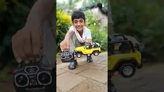 Remote control car Jeep wrangler  Rubicon unboxing and testing #shorts #rccar #toys