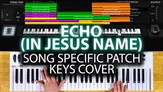 Echo (In Jesus Name) - MainStage patch keyboard cover- Charity Gayle