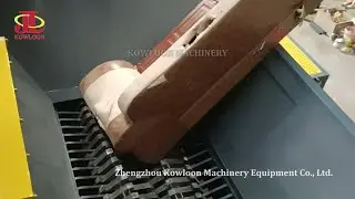 Bulky Waste Shredder for furniture, sofa, bed, mattress, Hydraulic twin shaft shredders Manufacturer