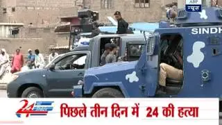 Karachi violence claims 24 lives in three days
