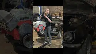 Новый двигатель для нашей малолитражки Chevrolet Camaro SS 1968 496 Stroker💪🇺🇸 #автоизсша