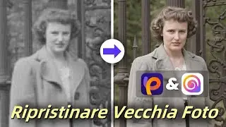 Restauro vecchie foto | Come ripristinare vecchie foto con HitPaw FotorPea e Hailuo AI 02