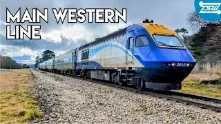 Main Western Line NSW - Rydal Station Train Spotting - XPT, Freight & more