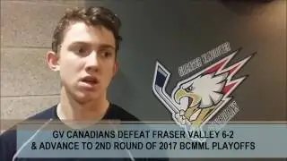 BCMML Playoffs: #9 Scott Atkinson (GV Canadians) - Mar. 12, 2017