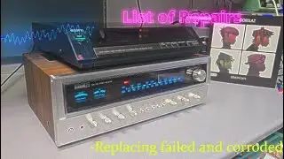 Fisher 1970's Repair and Relamp Tutorial #howto #repair #vintage #amplifier