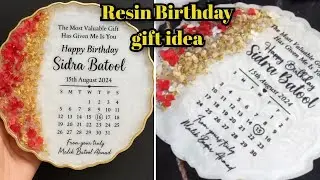 ✨ Personalized Resin Tray | Unique Birthday Gift Idea | Resin Art