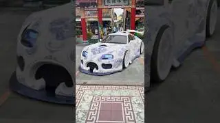 Chinese Porcelain Supra in real life 🤪 Would you guys drive this? #jdm #supra #widebody
