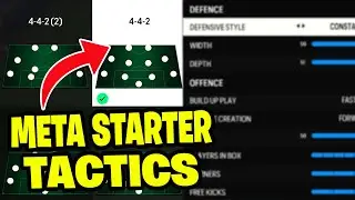 EAFC24 - Best Meta 442 Starter Custom Tactics & Player Instructions!