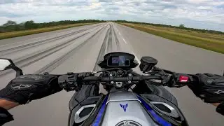 Yamaha MT-10 SP Test Ride | Pure Ride Experience (straight line speed)
