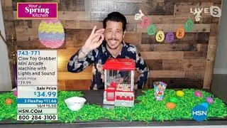 Claw Toy Grabber Mini Arcade Machine with Lights and Sou...