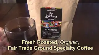 Kochere Brazilian Ground Coffee Medium Roast Organic, Farm Direct,  Brazilian Santos 12oz Bag REVIEW