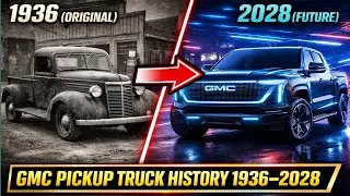 История пикапов GMC 1936&ndash;2028 | Полная эволюция