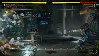 Mortal Kombat 11 - Sub-Zero (377 dmg, 1 bar, midscreen, Krushing Blow required)