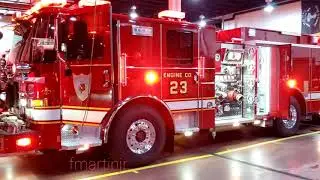 The Red Train 🚆 responding to Stanton crash,after being involved in a crash!