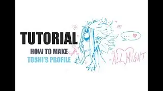 Tutorial - How to draw Toshi's profile