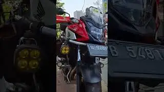 Motor Honda CB 500X dengan Ban IRC Trail Winner #banmotor #tapaklebar49 #cb500x