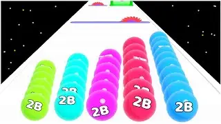 2048 Ball - stack ball 2048 - Gameplay Walkthrough - Max Levels (lvl 81-100)