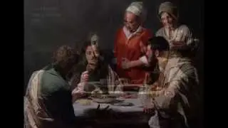 Caravaggio Emmaus Brera  Marcello Scalzo