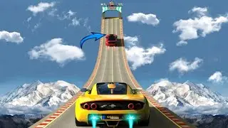 MEGA RAMP CAR DRIVING TESTING VIDEO GAME| MEGA RAMP CAR STUNT #gaming  #carstunts #testing #viral 
