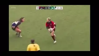 Hanna Marshall steps 4 Irish wolfhounds
