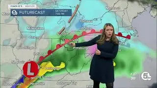 Another system will bring messy weather this weekend to NEO