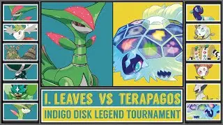 IRON LEAVES vs TERAPAGOS | Indigo Disk Legendary Pokémon Tournament [Battle #3]