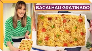 BACALHAU GRATINADO DE NATAL I Receitas e Temperos
