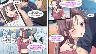[Manga Dub] My classmates signed me up for a dating app and even arranged a date...