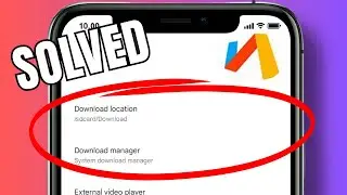 How to set up the download manager in Via Browser