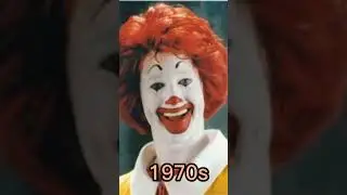 evolution of Ronald McDonald 1960s-2011