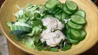 Make this cucumber salad for breakfast everyday !! It keeps your gut and skin healthy ‼️
