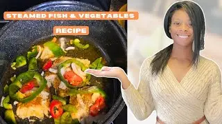 Рецепт полезного ужина - рыба и овощи на пару | Просто и вкусно
