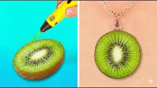 COOL 3D PEN & HOT GLUE CRAFTS 🤩 Easy DIY Homemade Ideas | 123 GO! FOOD