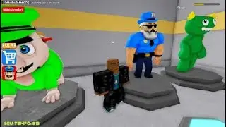 Escape do policial maluco no Roblox