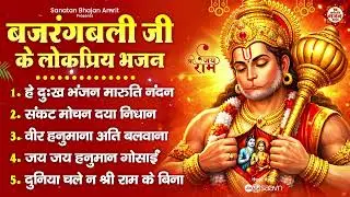 बजरंगबली जी के लोकप्रिय भजन :हे दुःख भंजन मारुति नंदन,संकट मोचन दया निधान,वीर हनुमाना अति बलवाना