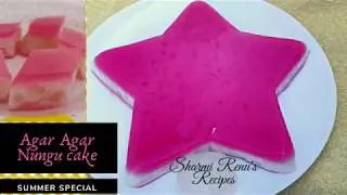 #7 கடல் பாசி நுங்கு |jelly cake summer special | Ice Apple  | ജെല്ലി കേക്ക്| Sharmi Renu's Recipes