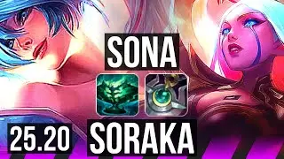 SONA & Jhin vs SORAKA & Jinx (SUP) | 2/0/22 | EUW Diamond | 25.20
