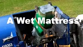 05/25/2022 Garbage Truck Weekly  Hopper view - Wet Mattress