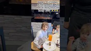 Happy birthday! May God bless you and keep you 🙏 #дети #семья #деньрождения