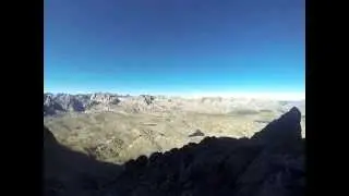 2/3rds up the diagonal gullies on Mt Humphreys regular route,go-pro hero3