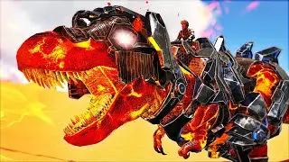 GANHEI BEBÊS 🦖 DINOSSAUROS 🦕 E ME FORTALECI PRA DOMAR ATÉ WORLD BOSS! 🌎 ARK SUPER MODS