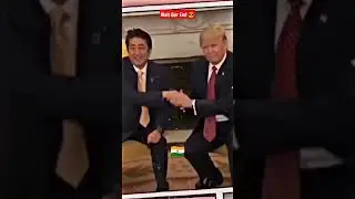 🤝Handshake Trump Vs  Modi ji Savage😎 Thug Life shorts
