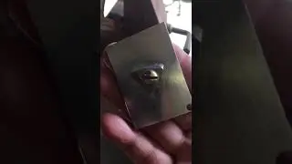 How Ruben Ramos marks the edges before grinding a blade