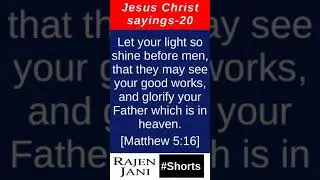 Rajen Jani #Shorts: Jesus Christ sayings-20