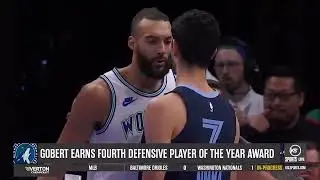 Former Jazzman Rudy Gobert Wins Fourth NBA Defensive Player Of The Year Award