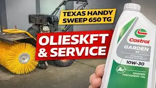 Olieskift på Texas Handy Sweep 650 TG | Service & erfaringer