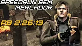 RESIDENT EVIL 4 cl&aacute;ssico speed run Sem Mercador pb 2:30 #LIVEON #residentevil4