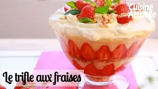 🍓 Trifle aux Fraises Facile & Gourmand | Le Dessert Parfait pour l’Été !