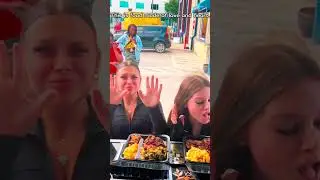 White people trying Black food for the first time🤣🤣🤣#Whitepeople#Blackfood#funny#Soulfood#fyp