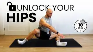 10 Min Hip Mobility Routine | Strengthen & Stretch Tight Hips